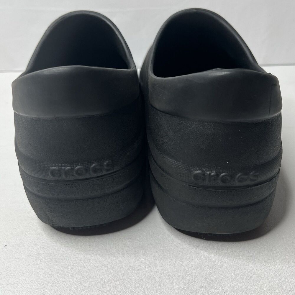 Crocs Shoes Neria Pro 2 Black Slip Resistant Clogs Womens Size 10 PLS READ - Picture 6 of 10